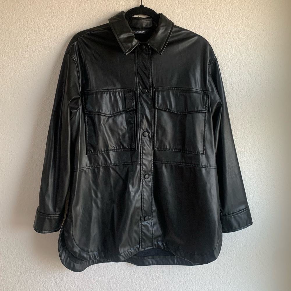 Zara Faux Leather Jacket